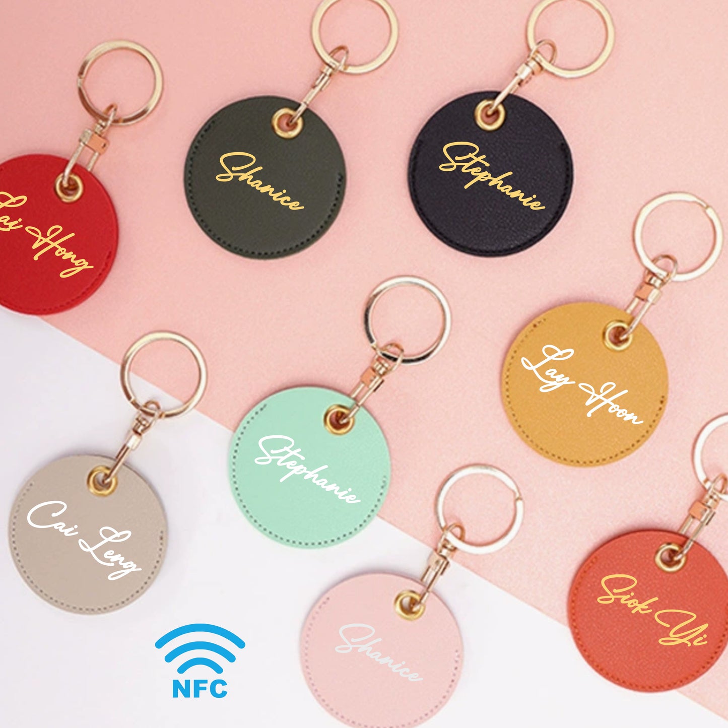 Qrated NFC Personalised Keychain