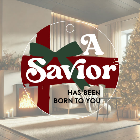 Qrated Christmas 6 Pcs Acrylic Ornaments Set -