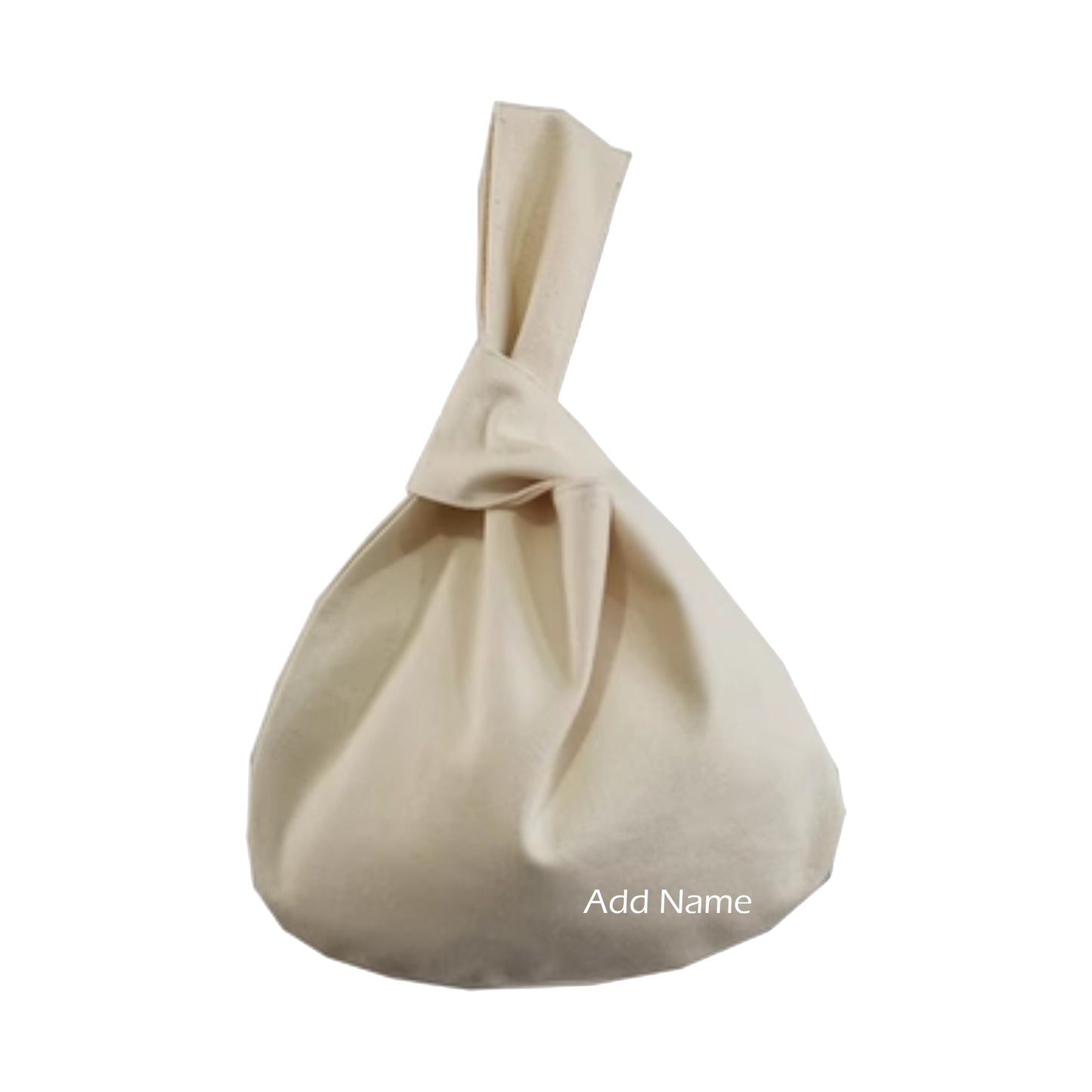 wrist knotted japenese pouch light yellow with option to personalize gift perfect gift for all occasions in sg