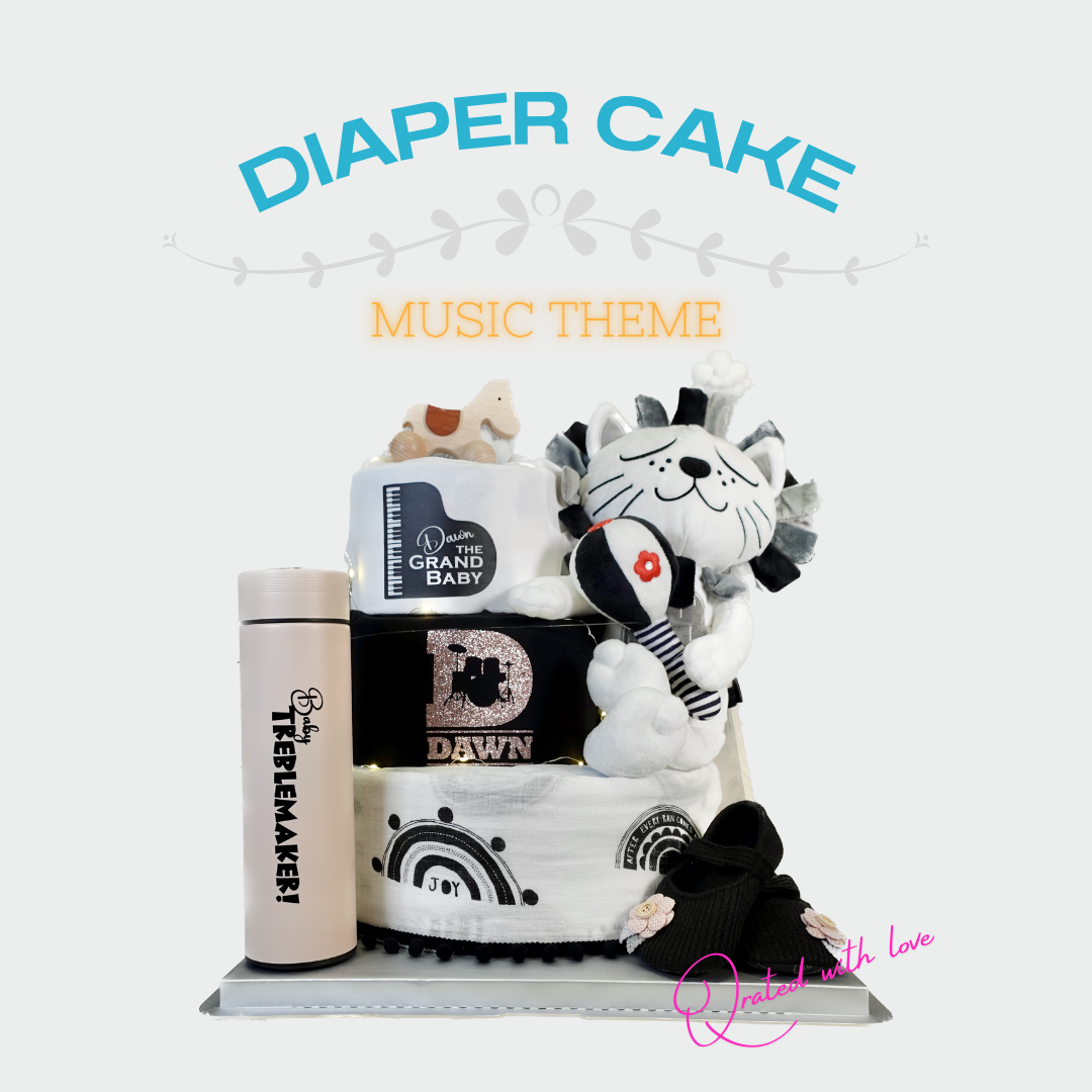 Qrated Exceptional Diaper Cake